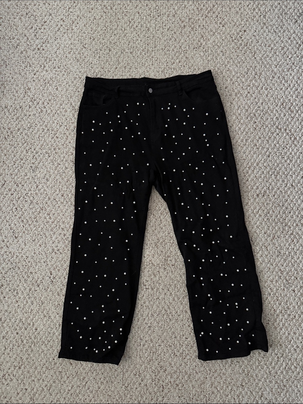 Amazon Pearl Studded Jeans